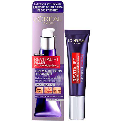 L'Oréal Paris Crema Antiedad de Ojos y Rostro Revilafit Filler