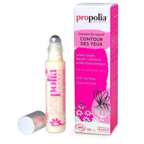 PROPOLIA - Bio - Contour des yeux - Gelée royale / Bleuet / Marron Inda / Cafeine