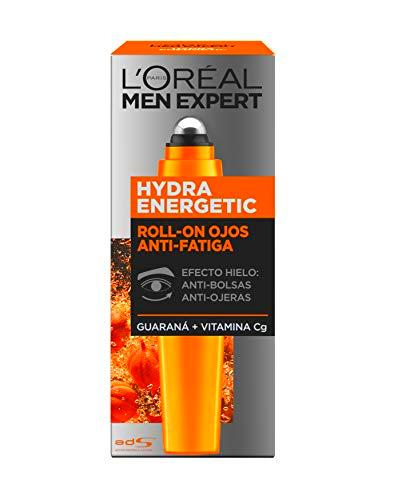 L'Oreal Paris Men Expert Hydra Energetic Roll-On Ojos Anti-Bolsas + Anti-Ojeras con 2 Vitaminas