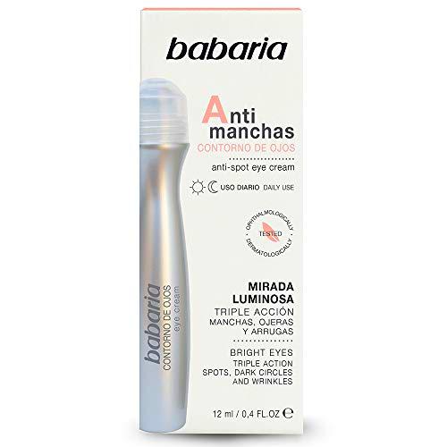 Babaria Contornos De Ojos Antimanchas Día y Noche Triple Acción Antimanchas Ojeras y Arrugas 12 ml