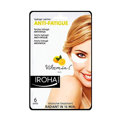 Iroha Nature - Parches Hidrogel para Ojos, Antifatiga con Vitamina C y Aloe Vera