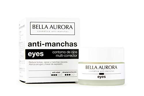 Bella Aurora Eyes Crema Contorno de Ojos Anti-ojeras | Anti-manchas Cara | Anti-edad | Reduce bolsas y ojeras, 15 ml