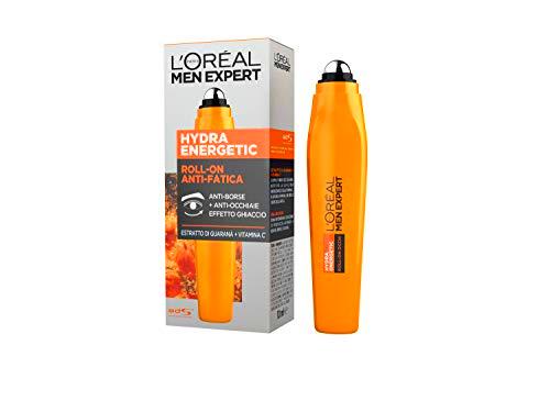 L'Oréal Paris Men Expert Hydra Energetic Roll-On - Ojos Antibags y Anti-Caps