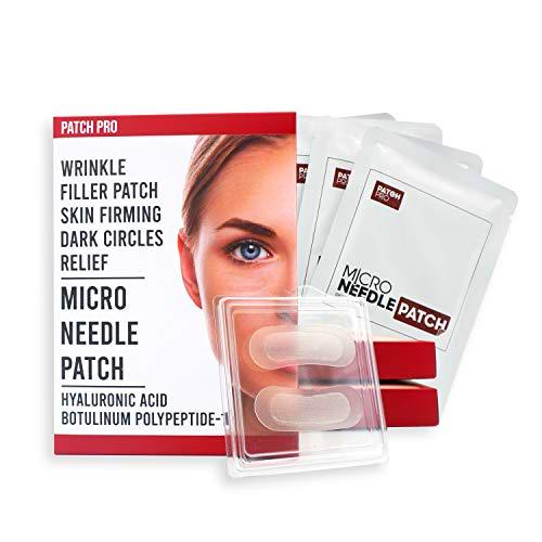 [Patch Pro] Micro Needle Patch - Parches de ojos de microagujas de ácido hialurónico para las arrugas y círculos oscuro debajo de ojos 8 parches.