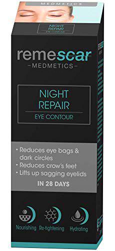 Remescar - Reparación Nocturna - Contorno De Ojos - Reduzca Las Bolsas Para Los Ojos Y Las Ojeras