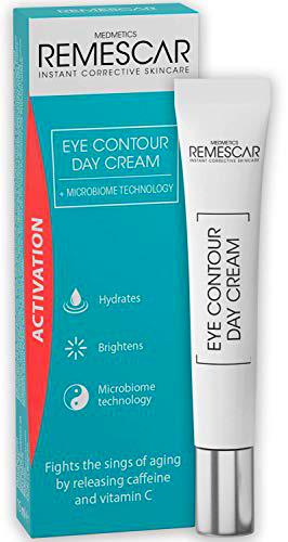 Remescar contorno de ojos Crema de día - Se ha añadido cafeína y vitamina C para reducir los signos del envejecimiento