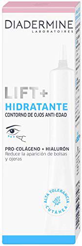 Diadermine - Lift+ Contorno de Ojos, 15 ml, Acción reafirmante y anti-fatiga