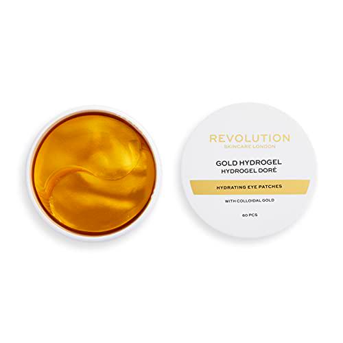 Revolution Skincare Skincare Gold Eye Hydrogel Hidrogel Hidratante parches de ojos con oro coloidal