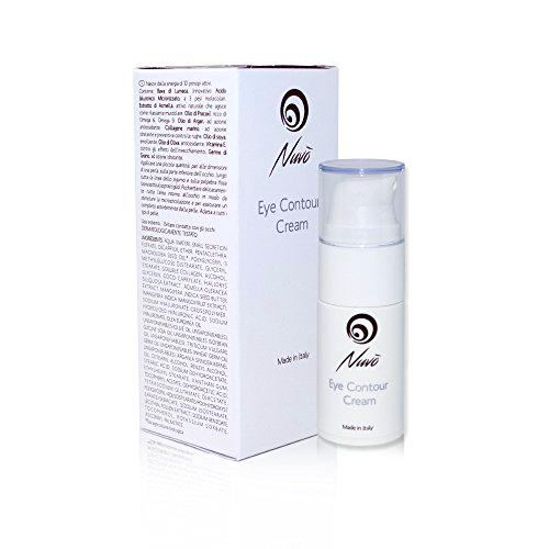 Nuvo' Baba De Caracol Crema Contorno De Ojos 15ml Ácido Hialurónico Anti-edad para ojeras