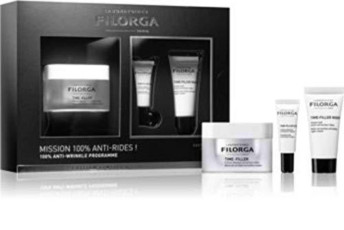 Filorga Time-filler Crema 50ml + Contorno De Ojos 4ml + Crema De Noche 5ml 69 Ml, Almond