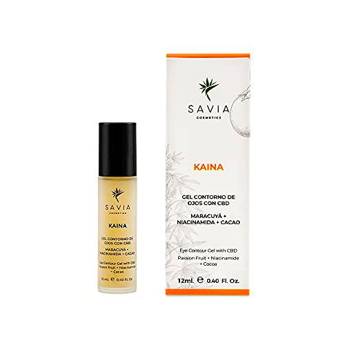 Savia Cosmetics - Contorno de ojos con aceite CBD | Elimina bolsas y ojeras | anti ojeras y bolsas hombre | Antiojeras mujer | contorno de ojos antiarrugas mujer| 12ml